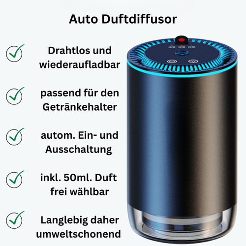 Auto Duftdiffuser inkl. 50ml. Duft