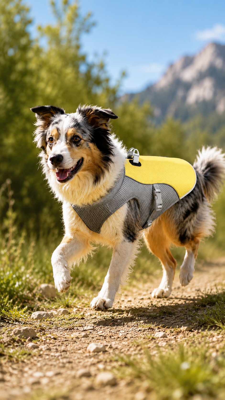 Leichte atmungsaktive Kühlweste für Hunde -perfekt für die heißen Tage
