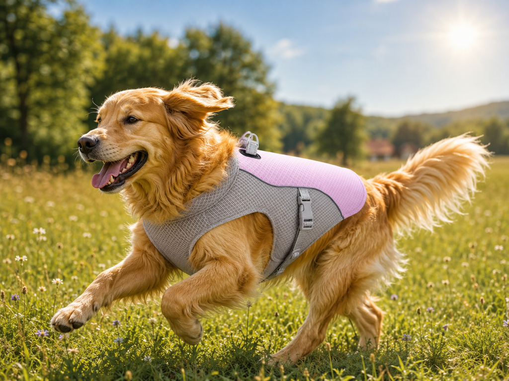 Leichte atmungsaktive Kühlweste für Hunde -perfekt für die heißen Tage