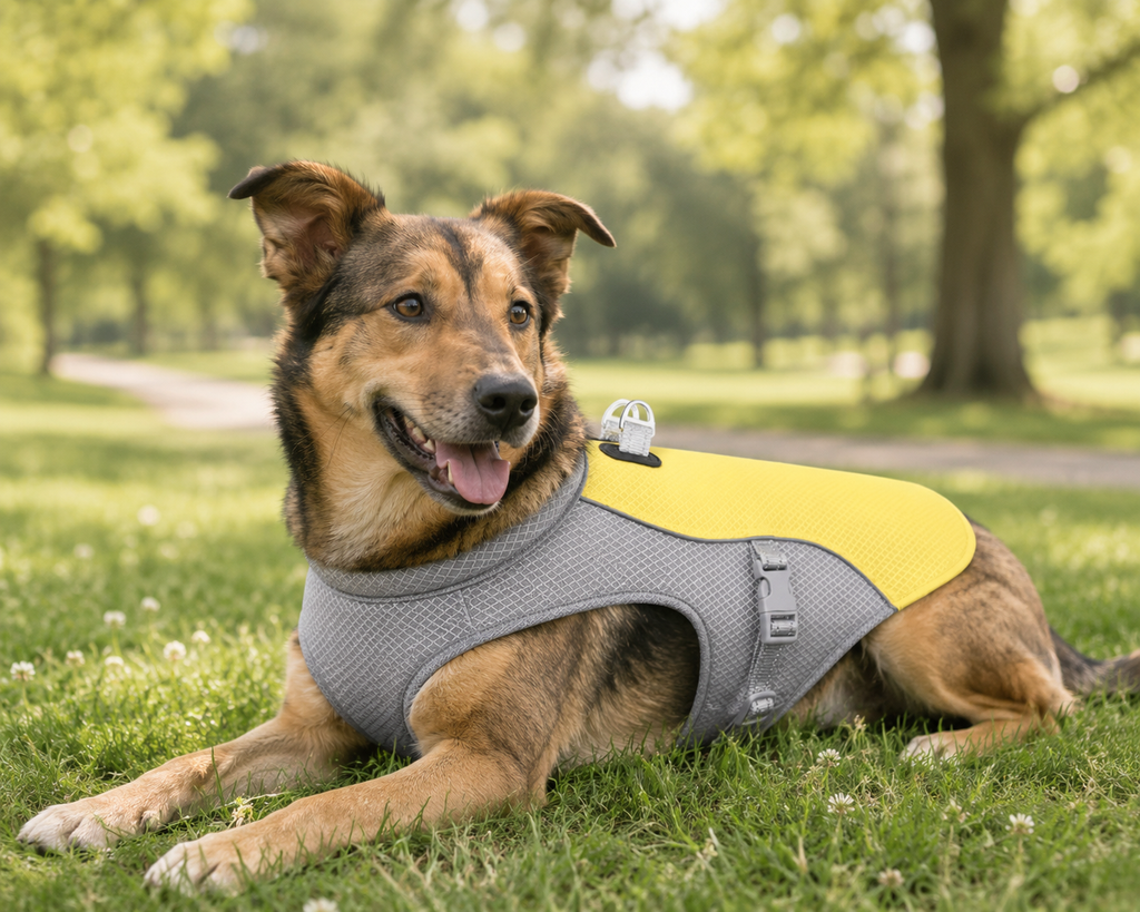 Leichte atmungsaktive Kühlweste für Hunde -perfekt für die heißen Tage